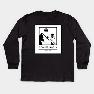 Bogus Basin Idaho United States ski Kids Long Sleeve T-Shirt